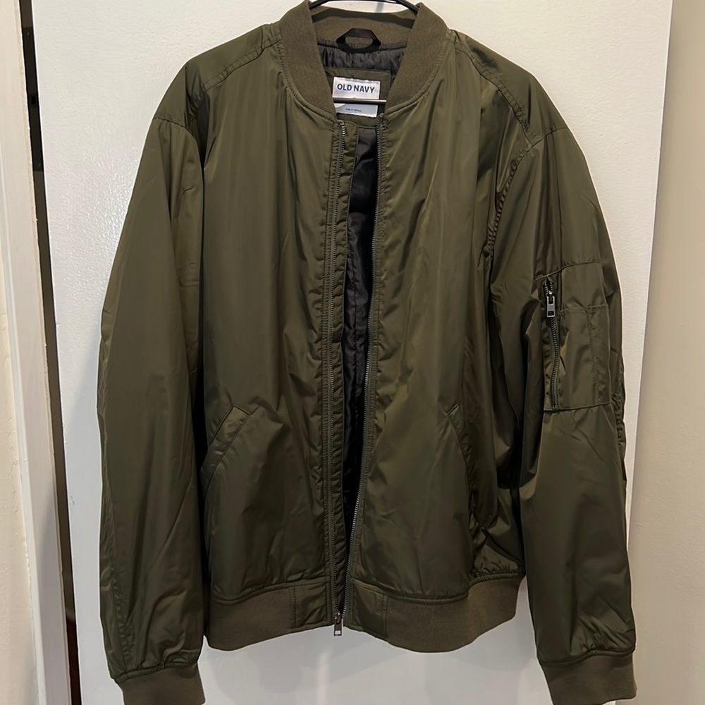 Old Navy Green Bomber Jacket